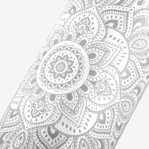 yoga water bottle mandala white insulated water bottle and stainless steel bottles yoga design lab 5